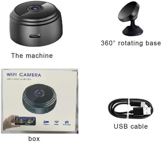 Mini WiFi Wireless Hidden Camera, HD 1080P Home Surveillance Camera